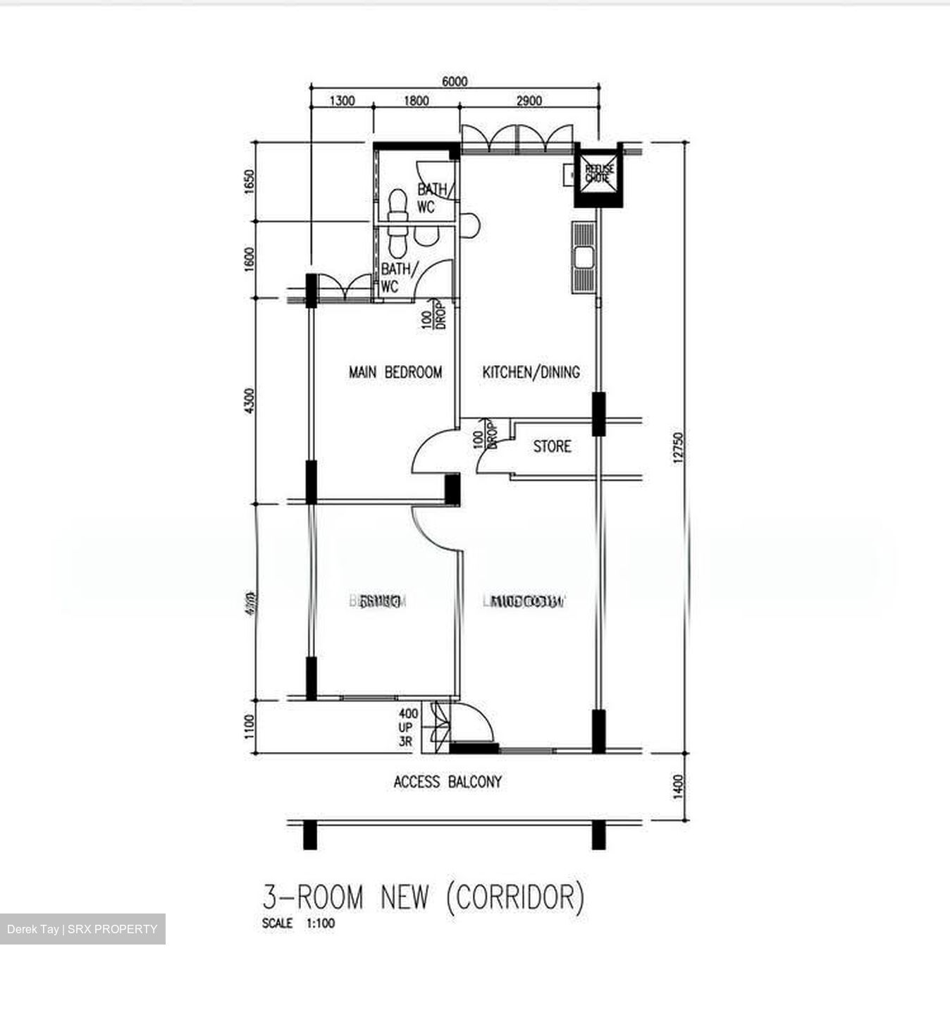 Blk 415 Harmony View (Hougang), HDB 3 Rooms #589793451